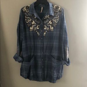 Free people button down
